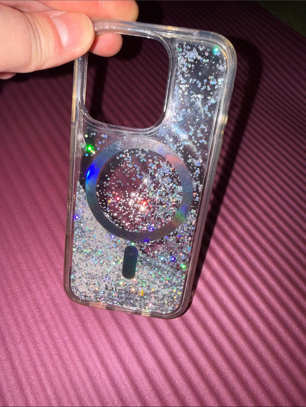 Kate Spade glitter iPhone 16 Pro case - Picture 5 of 5